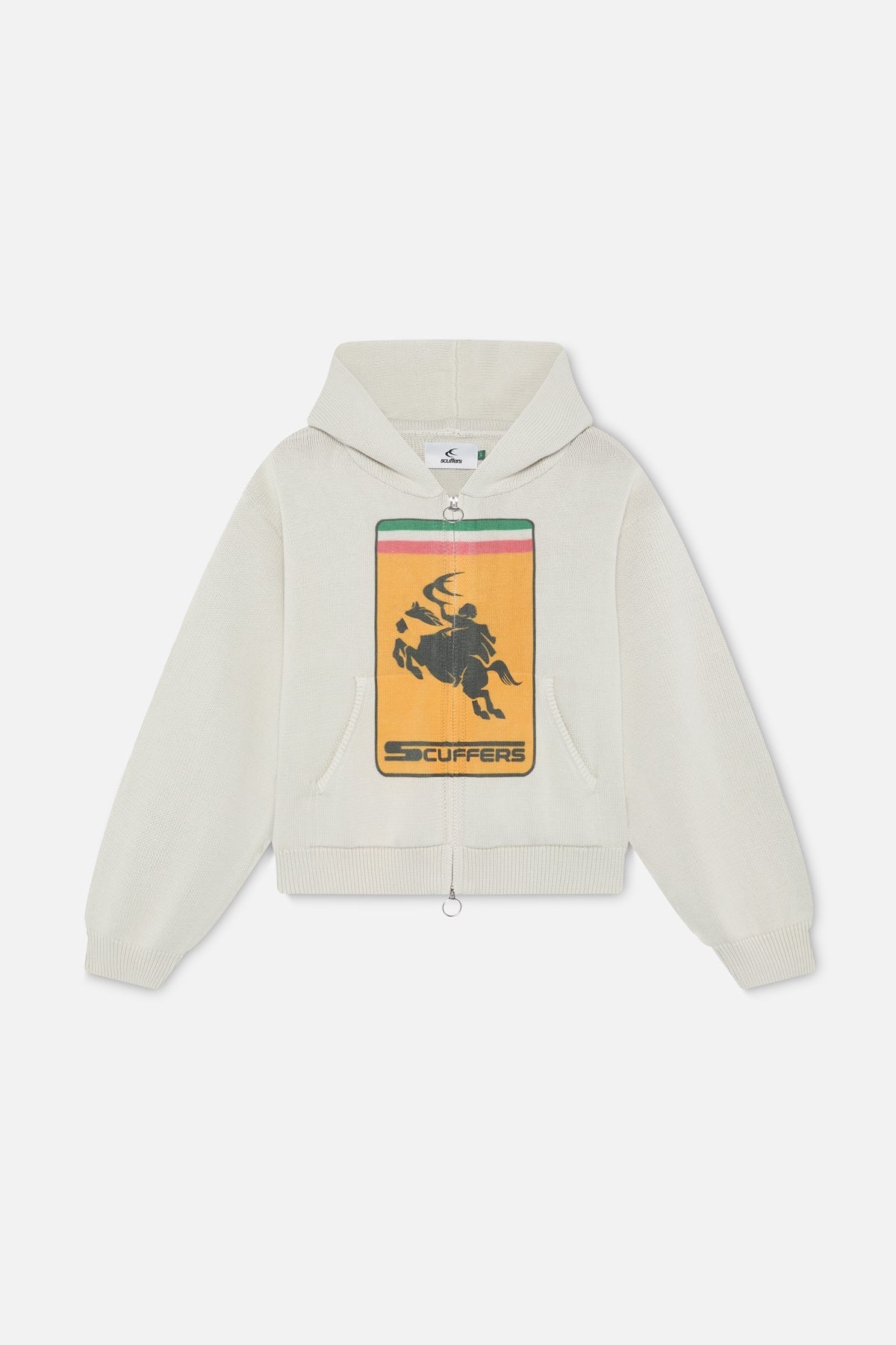 Cremallera de punto color crudo Rarri