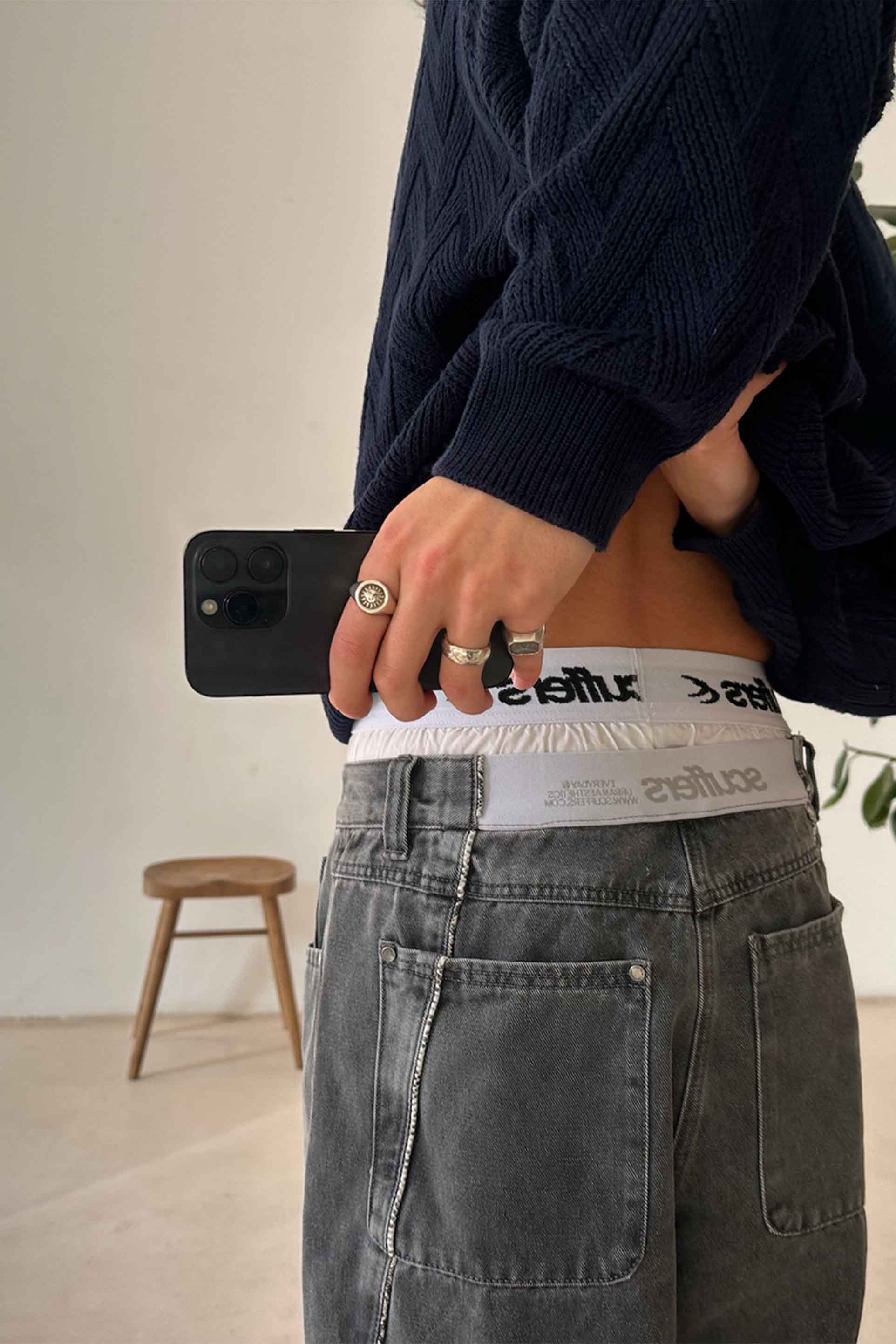 Pantalones grises Mowa